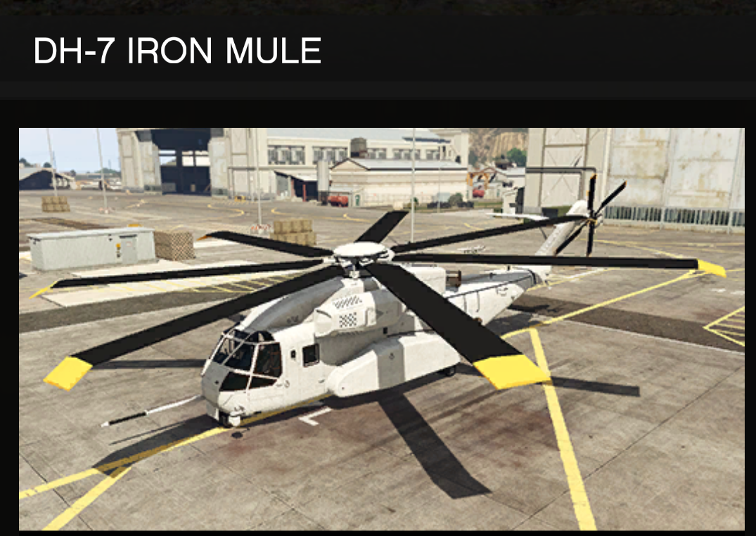 Warstock | Vehicle DH-7 Iron | Custom Item | GTA Online | RLW image 1