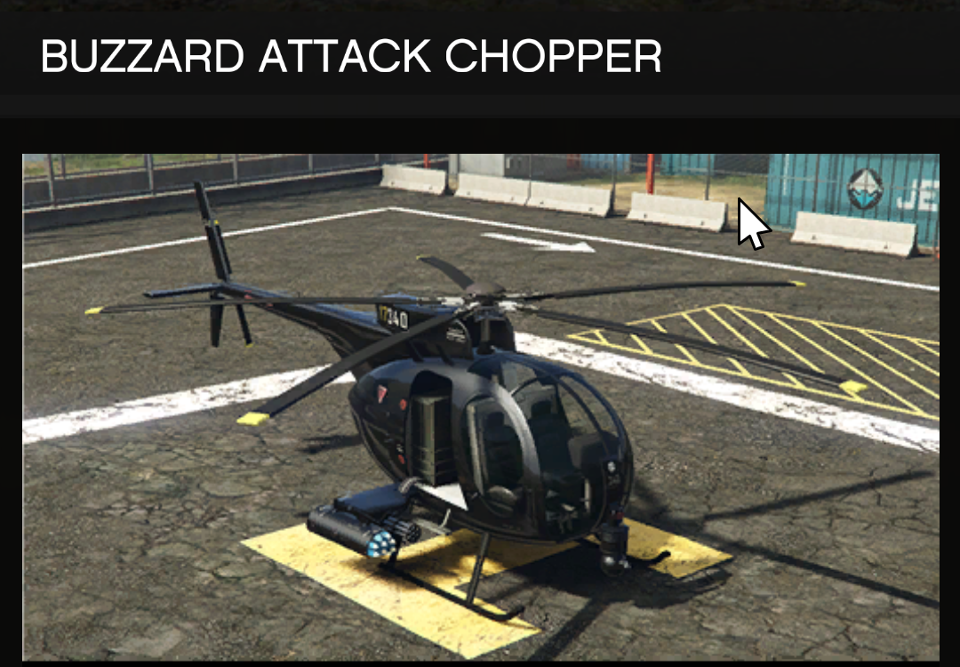 Warstock | Vehicle Buzzard Attack | Custom Item | GTA Online | RLW