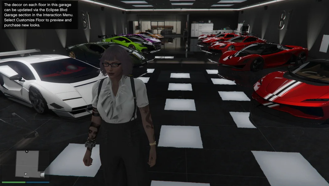 Addons | Eclipse Blvd Garage 50 Spaces | Custom Item | GTA Online | RLW