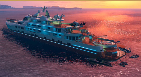 Addons | Private Super Yacht | Custom Item | GTA Online | RLW