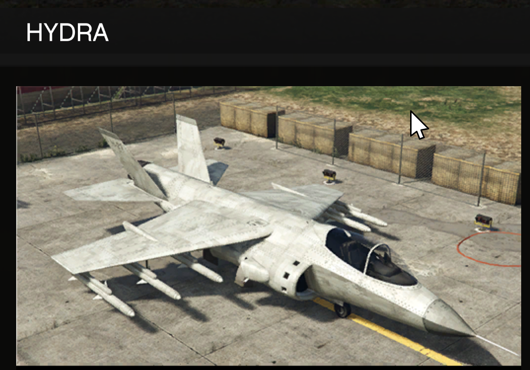 Warstock | Vehicle Hydra | Custom Item | GTA Online | RLW